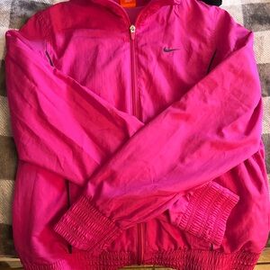 Pink Nike windbreaker